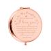 Inspirational Gifts for Daughter from Mom Dad Valentines Day Gifts for Daughter Birthday Gifts for Girls Her Engagement Gifts for Teens Graduation Gifts for Women Granddaughter Compact Makeup Mirror