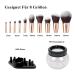 Automatic Make-Up Brush Cleaner & Dryer - 10-Second Deep Cleaning Anti-Shake Electric Brush Tool | Perfect for Cosmetics - Black - Buy Online on GoSupps.com