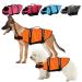 Dog Life Vests, Dog Life Jacket with Rescue Handle Dog Floatation Vest for Medium/Small/Large Dogs Orange XXS XX-Small Orange