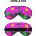 SSIMOO Adjustable Purple Red Flower Sleep Mask | Breathable & Fashionable Eye Mask for Comfortable Sleep - International Shipping - Buy Online on GoSupps.com