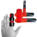 Ultimate Finger Splint Flexible Fit Comfortable Pain-Relieving Finger Support Brace for Broken Finger Light-Weight and Breathable Material for Trigger Fingers Red