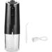 Black USB Rechargeable Oral Irrigator with 360 Rotating Nozzle - Deep Teeth Cleaning for a Refreshing Bathroom Experience - Buy Online on GoSupps.com