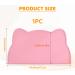 Waterproof Silicone Bowl Pad for Small Dogs & Cats - 44x25 cm Pink Cat Bowl Mat - Buy Online on GoSupps.com