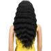 JOEDIR PERCOIS Lace Front Wigs 60cm - Long HD Transparent Synthetic Wig for Women - 130% Density Black Hair - Buy Online on GoSupps.com