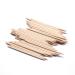 Borogo 100 Pcs Orange Wood Nail Sticks - Double Sided Cuticle Pusher for Manicure Pedicure - A-Wood - Buy Online on GoSupps.com