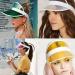 Konxi 4 Pack Unisex Transparent Plastic Sun Visor - Perfect for Golf Tennis & Poker Parties - Stylish 80s Sun Cap - International Shipping Available - Buy Online on GoSupps.com