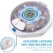 FYOBOT WiFi Automatic Pill Dispenser 28-Day Organizer Adjustable Light/Sound Alarms for Prescriptions 1 PCS - Buy Online on GoSupps.com