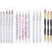 Nail Art Tip Round Flat Painting Drawing Carving Dotting Pen Builder Liner Acrylic Gel UV Polish Tools Painting Drawing Carving Dotting Pen - Buy Online on GoSupps.com