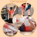 Joycabin Wood Massage Roller | Fascia Roll for Neck Back & Legs | Muscle Relaxation & Body Shaping Tool - Buy Online on GoSupps.com