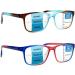 K KENZHOU Multifocus Reading Glasses - Blue Light Blocking Square Frame for Men & Women | International Shipping Available - Buy Online on GoSupps.com