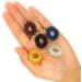 Ultnice 5-Piece Spiky Sensory Finger Rings - Acupressure Massager & Fidget Toys for Pain Relief (Gold Silver Black Blue Red) | International Shipping - Buy Online on GoSupps.com