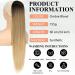 AL064E Ponytail Extension with Drawstring Ombre Blonde Long Straight Ponytail Hairpiece Synthetic Hair Like Real Hair Extension Braid 60 cm / 24 Inches - Buy Online on GoSupps.com