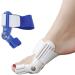 ALINZO Bunion Corrector - Pain Relief Orthopedic Splint for Big Toe Separation, Hallux Valgus Correction Day/Night Support - White - Buy Online on GoSupps.com