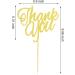 Arthsdite Thank You Cake Topper Thanksgiving Cake Decoration for All That You Do Thanksgiving Day Birthday Wedding Party Decoration Supplies - Gold Glitter - Buy Online on GoSupps.com