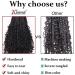 Xtrend 18 Inch Boho Box Braids Crochet Hair - 8 Packs Pre-Looped Synthetic Goddess Locs with Curly Ends | 1B# Hair Extensions for Messy Style - Buy Online on GoSupps.com