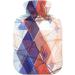 Shop Naanle Geometric Flower Hot Water Bottle - 2L Heat & Cold Therapy for Pain Relief | Transparent Design for Bed & Hand Feet Warmth - International Shipping Available - Buy Online on GoSupps.com