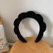 Spa Headband for Women Sponge Terry Towel Cloth Fabric Head Band Makeup Headband for Face Washing Shower Yoga (Black) - Buy Online on GoSupps.com