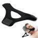 Veralabs Airflow Jaw Strap Anti Snore Chin Strap Upgraded Airflow Jaw Strap Veralabs Adjustable and Breathable Chin Strap for Users Vosaro Snoring Solution for Men Women (Black)