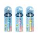 TOYANDONA 3 Pcs Kids Toothbrush Extra Lovely Elephant Infant Training Toothbrush Cleaning Toothbrush Oral Care for Children Toddler Pink Yellow Blue