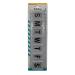 Seven Day Pill Prescription and Vitamin Organizer with Clear Easily Visible Letters for 7 Day RX Labeled Daily Pill compartments