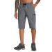 BALEAF Men's 11 & 13 & 15" Long Hiking Shorts Below Knee Length Cargo Shorts Lightweight Quick Dry Workout Gym 3/4 Capri Pant 13 Inch Medium Dark Grey