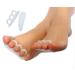 4x Silicone Gel Toe Separator & Hallux Valgus Toe Stretcher - Premium Forefoot Pads for Pain Relief | International Shipping Available - Buy Online on GoSupps.com