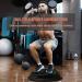 JX FITNESS 58cm Balance Half Ball Trainer with Resistance Bands & Pump - Core Strength Exercise Yoga Stability Ball for Home Gym Workouts - Black - Buy Online on GoSupps.com