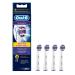 3D White Electric Toothbrush Replacement Heads Refill by Oral B Genuine Braun Refill (4 Heads) 4 Count (Pack of 1)
