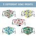 Ixir Dino Kids Face Cloth Mask Cute Reusable Mask Cover Protective Covering for Girls & Boys (Pack of 5) - Buy Online on GoSupps.com