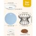 Dorakitten 2Pcs Ceramic Raised Cat Bowl Set | Anti-Vomiting & Non-Slip Cat Feeding Dish | Elevated Pet Bowl for Spine Health | Comfortable & Dishwasher Safe - Buy Online on GoSupps.com