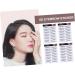 FOMIYES 12 Pcs Eyebrow Stickers Waterproof Stickers Makeup Brow Sticker Artificial Eyebrow Make up 4d Mold - Buy Online on GoSupps.com