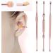 Stainless Steel Double Ended Ear Cleaning Tool Set for Children & Adults - Portable Ear Pick Spoon for Safe & Easy Earwax Removal - Buy Online on GoSupps.com