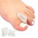 Silicone Toe Separator Bunion Corrector for Women and Men 12-Pack Toe Spacers for Correcting Overlapping Toe Hammer Toe Relieve Toe Pain from Bunions