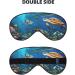 Sea Turtles Print Double-Sided Eye Mask Soft and Light Blocking for Enhancing Sleep Quality - Buy Online on GoSupps.com