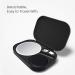 HIBELLA Lighted Makeup Mirror - 8 Round Magnifying Vanity Sensor Mirror with Travel Case - Natural Sunlight Simulation - Dimmable & Rechargeable - Buy Online on GoSupps.com