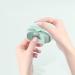 Electric Automatic Nail Clipper Rechargeable Portable Fingernail Cutter Quiet Night Light Great Elderly Kids Adults (Matcha)