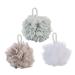Angoily 4pcs Bath Ball Mesh Pouf Shower Ball Mesh Sponge Net
