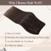LAAVOO TREATE Real Hair Extensions - Brown Sew-In Weft 40cm with Light Brown Highlights - 100g #9/12 Tresses for Effortless Style - Buy Online on GoSupps.com
