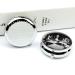 Buy Round Pill Box - Black and White Chess Print 3 Compartment Portable Organizer | Decorative Metal Pocket Pill Case - Buy Online on GoSupps.com