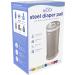 Ubbi Steel Diaper Pail - Award-Winning Odor Locking Design No Special Bags Needed Must-Have for Baby Registry - Taupe - Buy Online on GoSupps.com