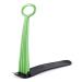 Slippery Racer Kid's Lightweight Compact Foldable Cold Resistant Downhill Outdoor Winter Ski Scooter Snow Sled for Children 4 Years and Up Green