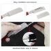 Straight Edge Barber Razor - Durable Zinc Handle Easy Blade Replacement for Safe Shaving | S53-7 Silver - Buy Online on GoSupps.com