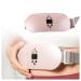 Heated menstruation period warm uterus belt electrical heating menstruation stomach hot compress massage waist massage device suitable for women who are sitting sleeping Unterha