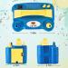 NuLink Electric Portable Dual Nozzle Balloon Pump for Decoration Party - Blue/Yellow - Buy Online on GoSupps.com