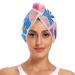 Summer Elements Hair Towel 2 Pack Super Absorbent Hair Drying Towel Quick Dry Hair Turbans Head Towel with Button Twisty Wrap for Women Girls