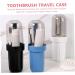 Minkissy 6-Piece Travel Toothbrush Container Set Portable Toothbrush Holder & Travel Accessories for Organized Hygiene Ideal for Toothpaste Storage 12.00x7.30cm - Buy Online on GoSupps.com