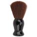 Men beard brush Anggrek beard care brush with soft brown nylonhaar and comfortable black handle professional care brush bare foam brush