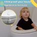 Baby Proof Cabinet Latches - 10 Pack Child Safety Locks with 6 Extra 3M Adhesives - Adjustable, No Drilling, Childproof Drawer Latches - White - Buy Online on GoSupps.com