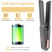 Cordless Hair Straightener - Portable Flat Iron Fast Heating Adjustable Temperature Type-C Rechargeable Mini Travel Size (Grey - Buy Online on GoSupps.com