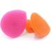 EXCEART 4pcs Silicone Face Scrubbers | Heart Shape Blackhead Cleansing Brush Set with Suction Cup | Pore Removing Acne Blackheads | Orange Rose Blue Green - Buy Online on GoSupps.com